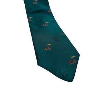 Savoy Brand Men’s Necktie Preppy Tie Beach Summer Green Tie